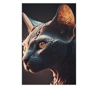Adult Jigsaw75x50cm/1000pcs Expression Cat Puzzles for Adults DIY Toys Precision Cutting Unique Gifts for Birthday And Christmas 75x50cm/1000pcs