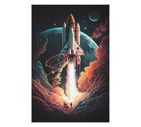 Adult Jigsaw75x50cm/1000pcs Rocket Take Off Puzzles for Adults DIY Toys Precision Cutting Unique Gifts for Birthday And Christmas 75x50cm/1000pcs
