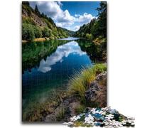 Adult Jigsaws 1000 Piece Beautiful Mountains And Lakes for And from 14 Years And over Play Toys Because It Is Ideal As A Gift for The Whole Family 50x75cm