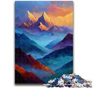 Adult Jigsaws 1000 Piece Beautiful Mountains for And from 14 Years And over Play Toys Because It Is Ideal As A Gift for The Whole Family 50x75cm