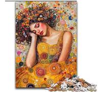 Adult Jigsaws 1000 Piece Beautiful Sleeping Woman, Suitable for Ages 14 And Up Home Decor Deal As Gifts for The Whole Family (size 26x38cm)
