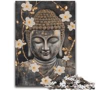 Adult Jigsaws 1000 Piece Black And White Buddha Challenging To Complete But Fun And Humorous Birthday Present, Gifts, Wall Art 26x38cm