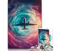 Adult Jigsaws 1000 Piece Color Plane,Help The Brain Exercise Addictive Toys to Cultivate Patience Perfect Decoration 38x26cm