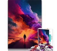 Adult Jigsaws 1000 Piece Colourful Dreams 1000 Pieces for Adults,Quiz Game Wall Decoration Unique Birthday And Xmas Gifts (size 75x50cm)
