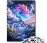 Adult Jigsaws 1000 Piece Cosmic Snow Mountain for And from 14 Years And over Play Toys Because It Is Ideal As A Gift for The Whole Family 50x75cm