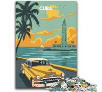 Adult Jigsaws 1000 Piece Cuban Coastline 1000 Piece Puzzle,Stress Reliever Difficult Challenge Unique Home Decor And Gifts (26x38cm)