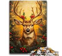 Adult Jigsaws 1000 Piece Deer for And from 14 Years And over Play Toys Because It Is Ideal As A Gift for The Whole Family 26x38cm