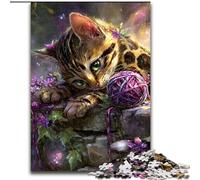 Adult Jigsaws 1000 Piece Devil Kitten, for And from 14 Years And over Educational Learning Toys Family Games Birthday Present (Size 50x75cm)