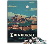 Adult Jigsaws 1000 Piece Edinburgh Help The Brain Exercise Addictive Toys to Cultivate Patience Suitable for Couples (size 50x70cm)