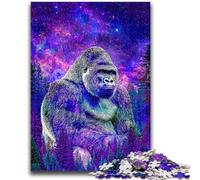 Adult Jigsaws 1000 Piece Fantasy Chimpanzee Challenging Game And Family Play Wall Decoration Unique Birthday And Xmas Gifts 26x38cm