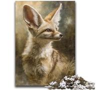 Adult Jigsaws 1000 Piece Fennec Fox 1000 Pieces for Teenagers,Fun Activity for Home, Rainy Days Toys, Birthday Gifts (50x75cm)