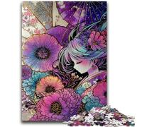 Adult Jigsaws 1000 Piece Japanese Anime Girl Challenging To Complete But Fun And Humorous Birthday Present, Gifts, Wall Art 26x38cm