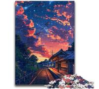 Adult Jigsaws 1000 Piece Japanese Style Scenery Stress Reliever Difficult Challenge Every Piece Is Unique - Challenging Family Fun Game 50x75cm