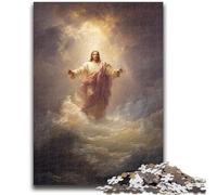 Adult Jigsaws 1000 Piece Jesus for And 14 Years And over Interesting Stress Reduction Gifts for Friends And Family 26x38cm