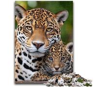Adult Jigsaws 1000 Piece Jungle Leopard Challenging Game And Family Play Wall Decoration Unique Birthday And Xmas Gifts 26x38cm