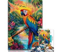 Adult Jigsaws 1000 Piece Jungle Owl,Help The Brain Exercise Addictive Toys to Cultivate Patience Perfect Decoration 75x50cm