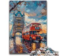 Adult Jigsaws 1000 Piece London Cityscape for And from 14 Years And over Play Toys Because It Is Ideal As A Gift for The Whole Family 26x38cm