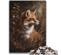 Adult Jigsaws 1000 Piece Magic Fox for And 14 Years And over Interesting Stress Reduction Gifts for Friends And Family 50x75cm