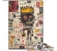 Adult Jigsaws 1000 Piece Modern Art by Basquiat, for And from 14 Years And over Educational Learning Toys Family Games Birthday Present (Size 50x75cm)