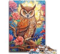 Adult Jigsaws 1000 Piece Mysterious Owl for And from 14 Years And over Play Toys Because It Is Ideal As A Gift for The Whole Family 50x75cm
