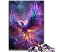 Adult Jigsaws 1000 Piece Mysterious Phoenix Teenager Puzzles,Challenging Game Toys Wall Decoration Unique Birthday And Xmas Gifts (50x75cm)