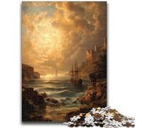 Adult Jigsaws 1000 Piece Oil Painting Art Challenging To Complete But Fun And Humorous Birthday Present, Gifts, Wall Art 26x38cm