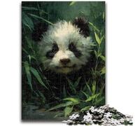 Adult Jigsaws 1000 Piece Panda in Bamboo Forest 1000 Pieces for Teenagers,Fun Activity for Home, Rainy Days Toys, Birthday Gifts (50x75cm)