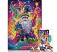 Adult Jigsaws 1000 Piece Psychedelic Witch 1000 Pieces for Adults,Quiz Game Wall Decoration Unique Birthday And Xmas Gifts (size 75x50cm)