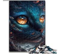 Adult Jigsaws 1000 Piece Scottish Fold Cat, Brain Teaser For Wall Decoration Unique Birthday And Xmas Gifts for for Age 14 (Size 50x75cm)