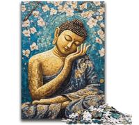 Adult Jigsaws 1000 Piece Sleeping Buddha Art Challenging Game And Family Play Wall Decoration Unique Birthday And Xmas Gifts 26x38cm