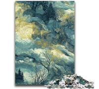 Adult Jigsaws 1000 Piece Starry Sky Adult Jigsaw,Educational Games Home Decoration Birthday Present, Gifts, Wall Art (50x75cm)