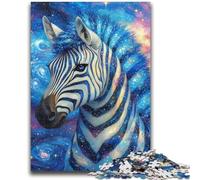 Adult Jigsaws 1000 Piece Starry Sky Zebra for And 14 Years And over Interesting Stress Reduction Gifts for Friends And Family 50x75cm