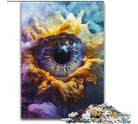 Adult Jigsaws 1000 Piece Sunflower Eyes, Suitable for Ages 14 And Up Home Decor Deal As Gifts for The Whole Family (size 26x38cm)