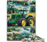Adult Jigsaws 1000 Piece Tractor Collage Challenging Game And Family Play Wall Decoration Unique Birthday And Xmas Gifts 50x75cm