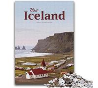 Adult Jigsaws 1000 Piece Visit Iceland for And 14 Years And over Interesting Stress Reduction Gifts for Friends And Family (size 38x52cm)