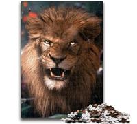 Adult Jigsaws 1000 Piece Wild Lion for And 14 Years And over Interesting Stress Reduction Gifts for Friends And Family 26x38cm