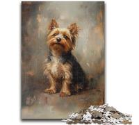 Adult Jigsaws 1000 Piece Yorkshire Terrier for And 14 Years And over Interesting Stress Reduction Gifts for Friends And Family 26x38cm