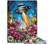 Adult Jigsaws 1000 Pieces Difficult Alien UFO Challenging To Complete But Fun And Humorous Educational Game for Birthday 50x75cm
