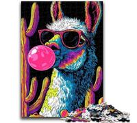 Adult Jigsaws 1000 Pieces Difficult Alpaca Art 1000 Piece Jigsaw,Learning Educational Toys Family Games Unique Birthday And Gifts (75x50cm)