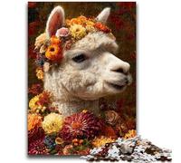 Adult Jigsaws 1000 Pieces Difficult Alpaca Art Educational Games DIY Toys for Is Ideal As A Gift for The Whole Family 38x26cm