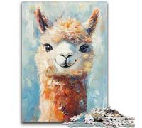 Adult Jigsaws 1000 Pieces Difficult Alpaca Puzzles,for Educational Game Challenge Toy Deal As Gifts for The Whole Family (50x75cm)