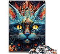 Adult Jigsaws 1000 Pieces Difficult Animal Cats Teenager Jigsaw,Educational Games Wall Decoration Unique Birthday And Xmas Gifts (26x38cm)