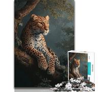 Adult Jigsaws 1000 Pieces Difficult Animal Cheetah Puzzles for Teenagers,is Ideal As Gifts for The Whole Family Suitable for And 14 (size 38x26cm)
