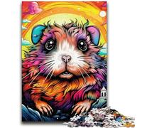 Adult Jigsaws 1000 Pieces Difficult Animal Guinea Pigs Adult Jigsaw,Stress Reliever Staycation Kill Time Home Decoration Toys (75x50cm)