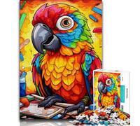Adult Jigsaws 1000 Pieces Difficult Animals Birds Parrots,Learning Educational Toys Family Games Educational Game for Birthday,Chrismas (75x50cm)