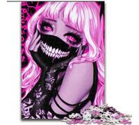 Adult Jigsaws 1000 Pieces Difficult Anime Demon Girl, Elephant Toy Intellectual Game Birthday Present, Gifts, Wall Art for Ages 14+ (Size 26x38cm)
