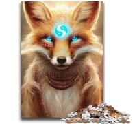 Adult Jigsaws 1000 Pieces Difficult Anime Fox God Adult Jigsaw,Stress Reliever Staycation Kill Time Home Decoration Toys (26x38cm)