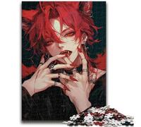 Adult Jigsaws 1000 Pieces Difficult Anime Fox Mask Girl Educational Games DIY Toys for Is Ideal As A Gift for The Whole Family 38x26cm