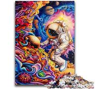 Adult Jigsaws 1000 Pieces Difficult Astronaut Dream Educational Family Game Is Ideal As Gifts for The Whole Family for 14+ 26x38cm