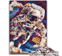 Adult Jigsaws 1000 Pieces Difficult Astronauts in Space Puzzles for Teenagers,Suitable for Desktop Decoration for And Age 14 (75x50cm)